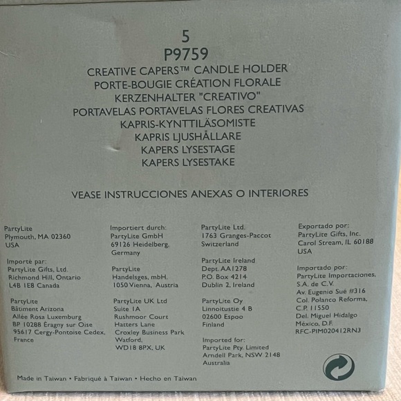 VTG NEW in Boxes Partylite Creative Capers Candle Holder - Lot of 2 Retired - Picture 9 of 9